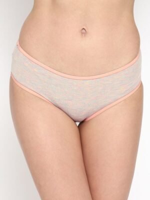 2-Pc Super Combed Cotton Mid-Rise Hipster Briefs 2SKD-BRIEF-20-RED-46-CREAM-S