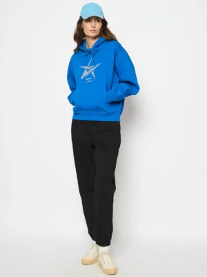 Women Oversized  Cotton Hooded Sweatshirt